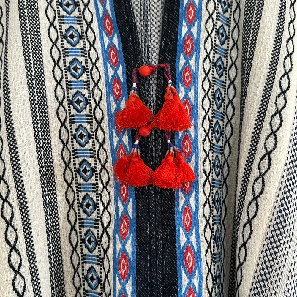 Tory Burch Blaire Embroidered Poncho